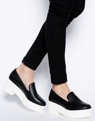 Shellys Lacharite Monochrome Leather Heeled Shoes