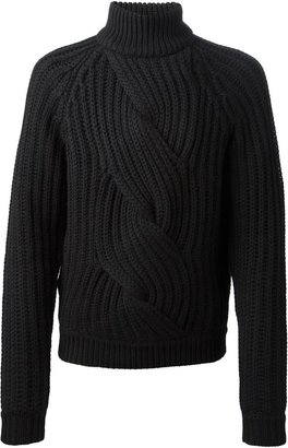 Carven chunky cable knit sweater