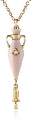Vivienne Westwood Calista Small Bone Resin Pendant Necklace, 18"