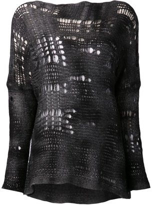 Avant Toi ripped sweater