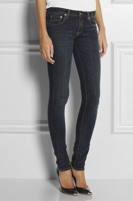 R 13 Mid-rise skinny jeans