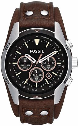 Fossil Mens Chronograph Cuff Watch From The Coachman Range