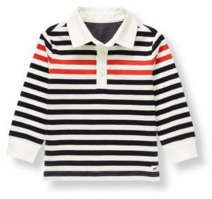 Janie and Jack Striped Rugby Shirt