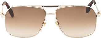 Alexander McQueen Light Gold 4221/S Sunglasses