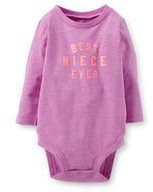 The Gift Box Bestseller!! Purple Best Niece Ever Long Sleeve Onsie Newborn Size Baby and Kids Clothes