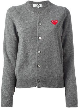 Comme des Garcons Play embroidered heart cardigan