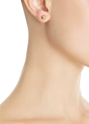 Jennifer Fisher Brass Mini Nail Stud Earrings