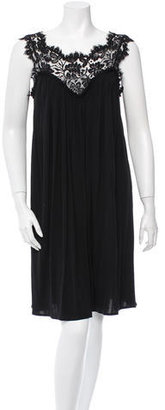 Temperley London Lace-Trimmed Dress