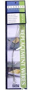 rsvp Replacement Wires for Compact Marble Cheese Slicer (Green or White)--Set of 4