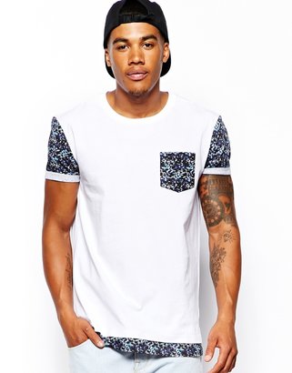 ASOS T-Shirt With Double Layer Effect And Skater Fit