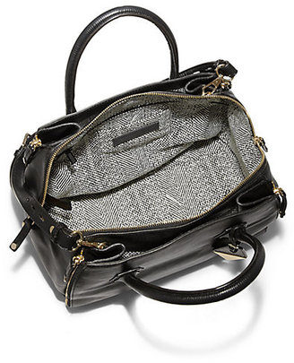 Rebecca Minkoff Perry Textured-Leather Satchel