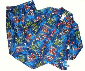Iron Man MARVEL AVENGERS Boy's Size 8 Flannel Pajama Set, Captain America, Ironman, NEW
