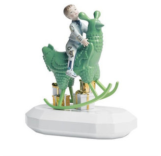Lladro The Rocking Chicken Ride Figurine