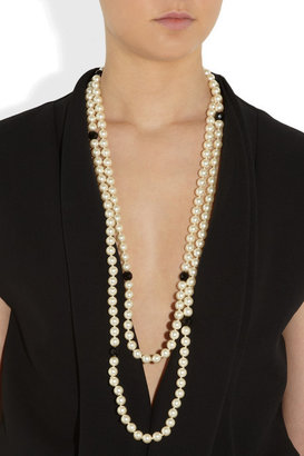 Kenneth Jay Lane Multi-strand faux pearl necklace