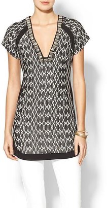 Cynthia Vincent Twelfth Street By Beaded Shift Dress