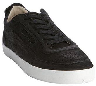 Dolce & Gabbana black canvas lace up sneakers