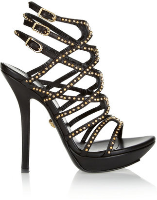 Versace Studded leather sandals