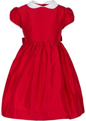 Oscar de la Renta Red Taffeta Dress
