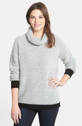 Nordstrom Cowl Neck Bouclé Cashmere Sweater