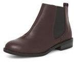 Dorothy Perkins Womens Oxblood chelsea ankle boots- Oxblood