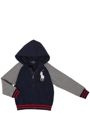 Ralph Lauren Childrenswear - Hooded Full Zip Cotton Sweatshirt
