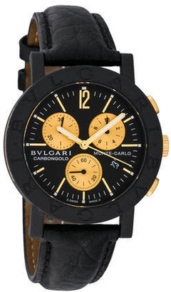 Bulgari Bvlgari Carbongold Chronograph Watch
