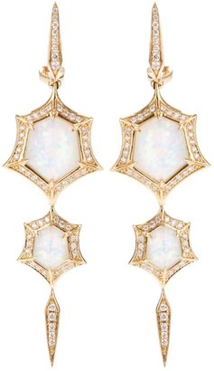Stephen Webster 'Crystal Haze' quartz and diamond drop earrings