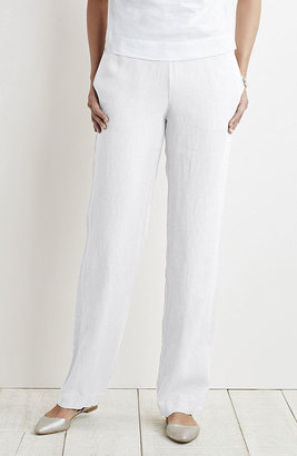 J. Jill Easy linen flat-front pants