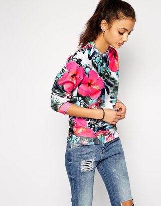 Jaded London Tropical Floral Sweat