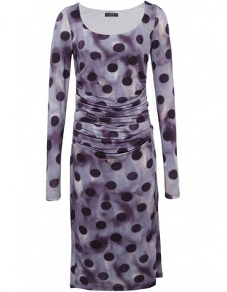 Paul Smith Black Ruched Spot Dress