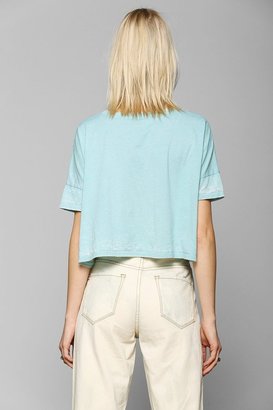 Urban Outfitters Mouchette Burnout Cropped Tee