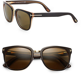 Tom Ford Eyewear Rock Acetate Oval Wayfarer Sunglasses
