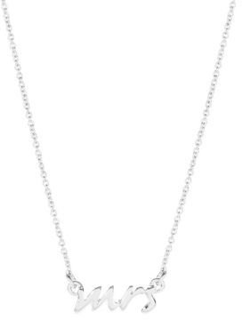 Kate Spade Say Yes Mrs Necklace