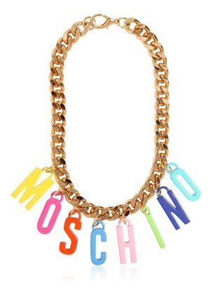 Moschino Chain Necklace With Charms