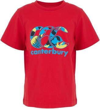Canterbury of New Zealand Red Camo Branded Tee