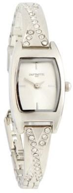 Infinite Ladies silver diamante line watch