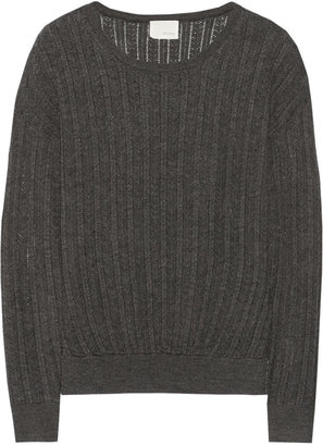 Band Of Outsiders Pointelle-knit wool sweater