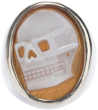 Iosselliani skull cameo ring