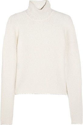 Derek Lam Merino wool-blend bouclé turtleneck sweater