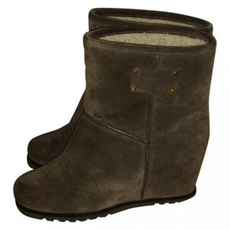 Marc by Marc Jacobs Grey Leather Boots