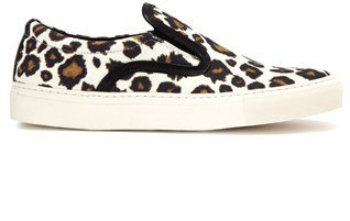 Mother of Pearl Leopard Achilles Skate Shoes
