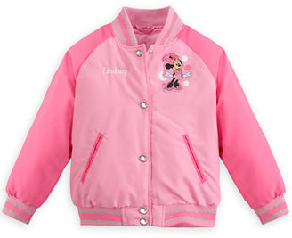 Disney Minnie Mouse Varsity Jacket for Girls - Personalizable
