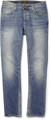 Nudie Jeans Grim Tim Slim-Fit Organic Denim Jeans