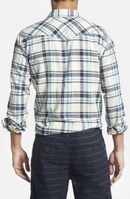 Lucky Brand 'Larchmont' California Fit Plaid Twill Western Shirt