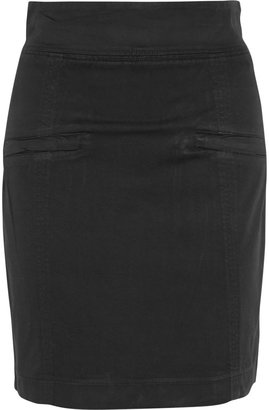 Balmain Pierre Stretch-cotton twill skirt