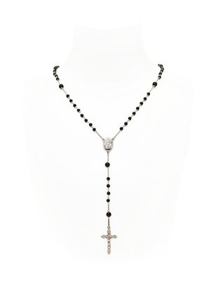 Dolce & Gabbana Cross Pendant Rosary Necklace