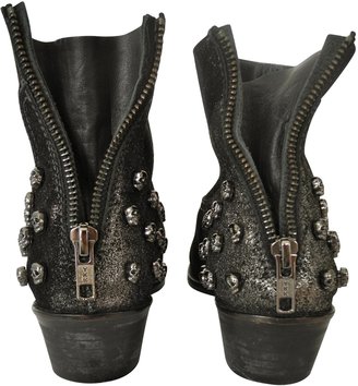 Zadig & Voltaire Black Leather Ankle boots