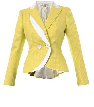 L'Wren Scott Floral-jacquard tailored jacket