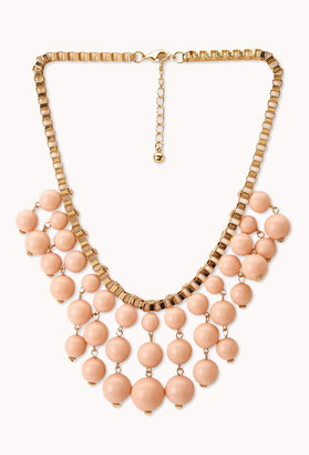 Forever 21 Standout Beaded Bib Necklace