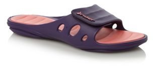 Rider Purple open toe flip flops